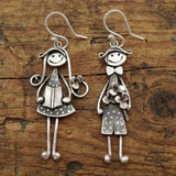 Vintage naušnice sa privescima za dečake i devojčice