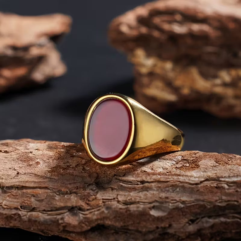 Prsten sa prirodnim kamenjem tigrovo oko