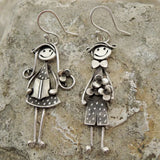 Vintage naušnice sa privescima za dečake i devojčice