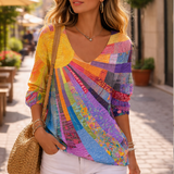 Maja | Vintage Šarena Patchwork Majica