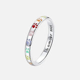 Prsten od Sterling Srebra sa Dizajnom Otiska Šape