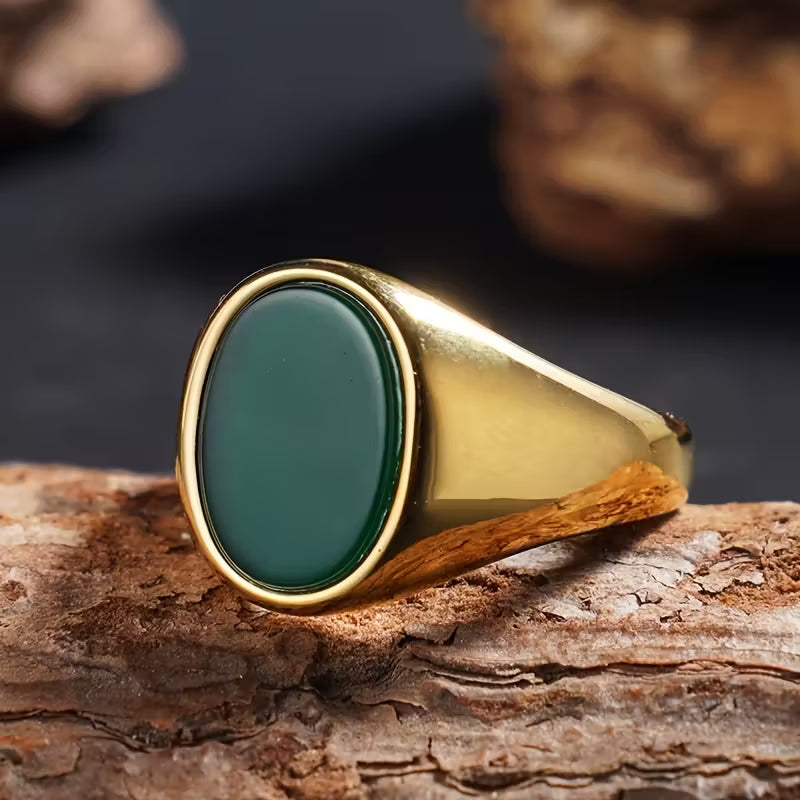 Prsten sa prirodnim kamenjem tigrovo oko