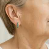 Naušnice od Smaragda i Dijamanta u Zlatu