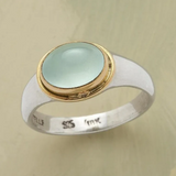 Srebrni Prsten sa Zelenim Dijamantom